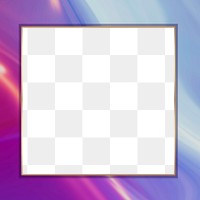 PNG frame blue and pink border transparent background