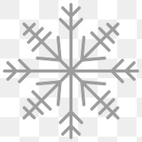 Christmas snowflake social ads template transparent png