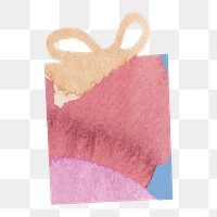 Colorful Christmas gift box transparent png
