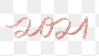 Festive shimmering pink 2021 transparent png