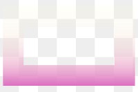 Pink rectangle frame gradient element