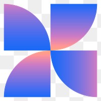 Colorful spin gradient element