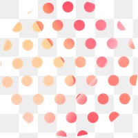 Colorful round gradient element transparent png