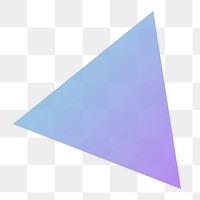Colorful triangle gradient element