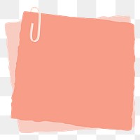 Pink square paper note social ads template transparent png