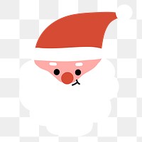 Santa Claus social ads template transparent png