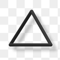 Black triangle design social banner