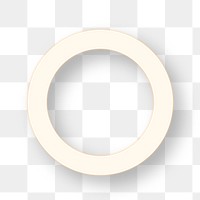 White geometric circle design social banner 