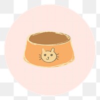 Cat food story highlights icon for social media transparent png
