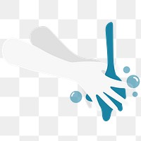 Washing hands with soap and water transparent png