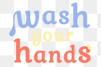 Wash your hand during coronavirus pandemic element transparent png