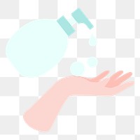 Wash hands with soap and water transparent png