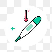 Digital thermometer icon transparent png
