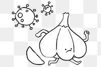 Eating garlic does not prevent coronavirus