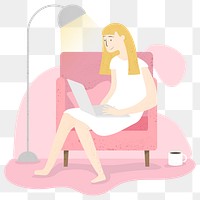 Work from home covid-19 awareness transparent png