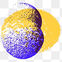 Funky color coronavirus cell design element