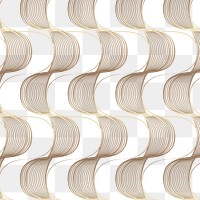 Shiny golden wave abstract patterned background design element