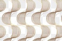Shiny golden wave abstract patterned background design element