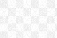 White round geometric patterned background design element 