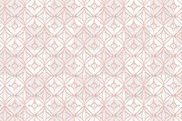 Pink round geometric patterned background design element