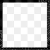 3D grid patterned frame design element