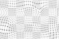 Black dot 3D wave pattern design element