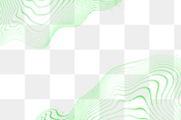 Green abstract pattern design element