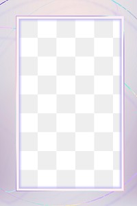 Pastel purple png frame transparent background