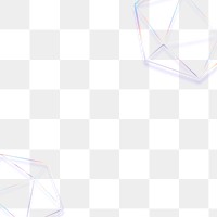 Geometric shape border png transparent background