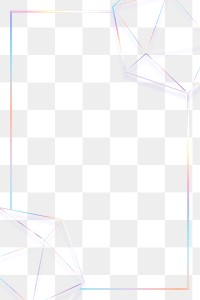 Geometric shapes png border transparent background