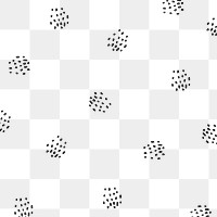 Black dot patterned background design element