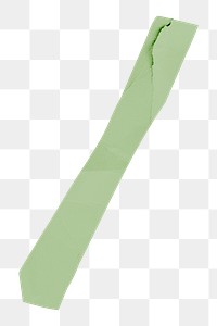 Png green slash paper cut symbol