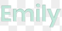 Png name Emily word art | Premium PNG Sticker - rawpixel