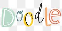 Doodle text png typography font<br /> 