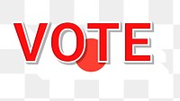 Vote text Japan flag png election