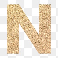 Glitter capital letter N sticker | Premium PNG Sticker - rawpixel