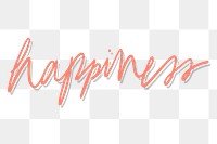 Happiness on a green background transparent png