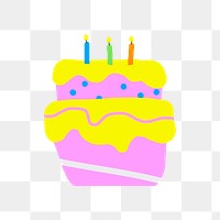 Birthday cake transparent png