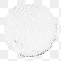 White canvas texture png badge with design space