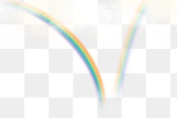 Rainbow png design element