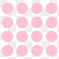 Png dots geometric pink shape in flat design