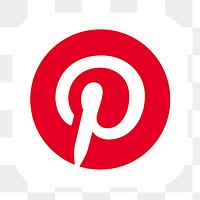 Pinterest png social media icon. 7 JUNE 2021 - BANGKOK, THAILAND