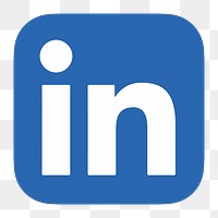 LinkedIn png social media icon. 7 JUNE 2021 - BANGKOK, THAILAND