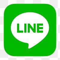 LINE png social media icon. 7 JUNE 2021 - BANGKOK, THAILAND