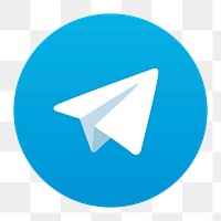 Telegram png social media icon. 7 JUNE 2021 - BANGKOK, THAILAND