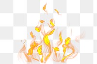 Png fire flame design element