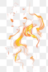 Png fire flame design element