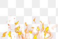 Png fire flame design element