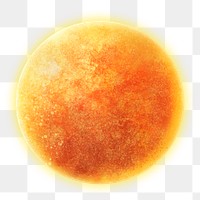Png realistic sun design element