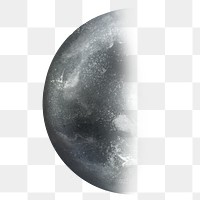 Png half moon design element